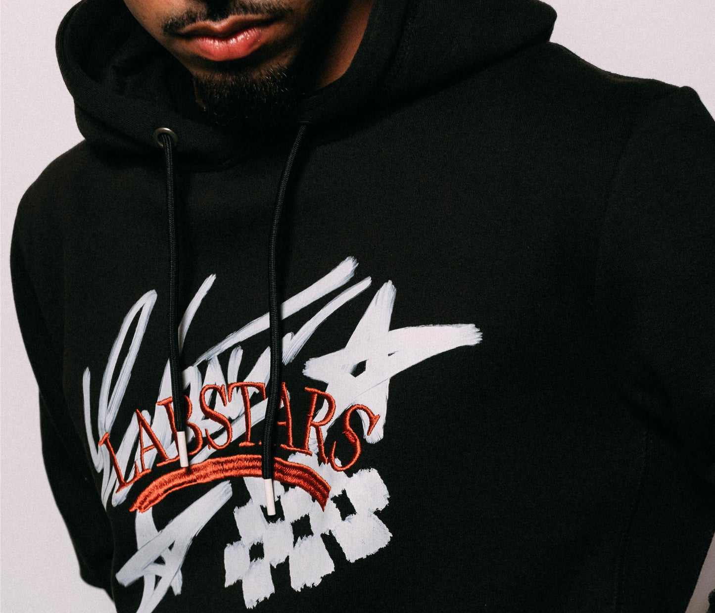 EMBROIDERED SKETCH HOODIE