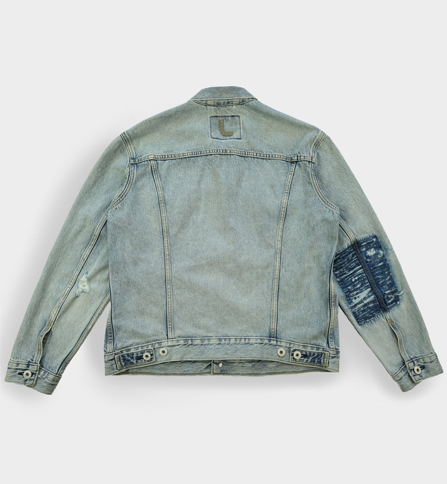 LABSTARS RIPPED TRUCKER JACKET